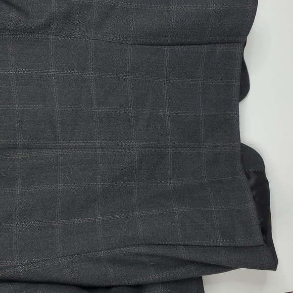 Joe Joseph Abboud Blazer Lambswool Plaid Dual Vent Career Office Mens 42L - Picture 10 of 12